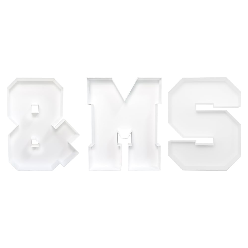 Photo 1 of 10INCH MRS Fillable Letter Washable Charcuterie Bridal Shower Food Fruit Events Centerpiece Decoration Treat (M&S)