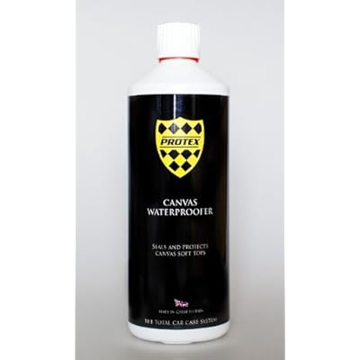 Protex World Convertible Soft Top Canvas Waterproofer 1Ltr. Specially formulated to seal and protect your canvas soft top. This polymer based sealant will provide protection against moisture and other environmental damage. This product will keep your roof