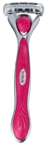 Schick Quattro Blade for Women Razor w Metal Handle - Bulk Packaging