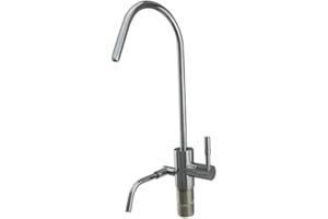 KDEGK Dual-Outlet Stainless Steel Faucet - For Under-Sink Alkaline Water Ionizer Machines