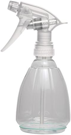 16 Oz. Clear Empty Plastic Spray Bottle (12 Pack)