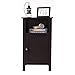 VASAGLE Bathroom Floor Storage Cabinet Adjustable Shelf Espresso UBCB45Z