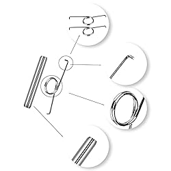 LUTER 16pcs Trigger Button Springs and Iron Pillars