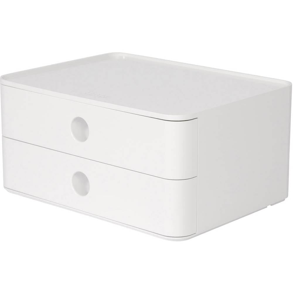 Han 1120-12 ALLISON SMART-BOX, designer drawer box, stackable with 2 drawers, Snow White