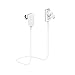 Ecsem® Mini Lightweight Wireless Stereo Sports/Running & Gym/Exercise Bluetooth Earbuds Headphones Headsets w/Microphone for Iphone 5S 5C 4S 4, Ipad 2 3 4 New iPad, Ipod, Androi(White)d, Samsung Galaxy, Smart Phones Bluetooth Devices(White)