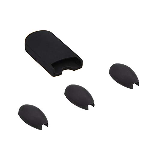 4Pcs Black Saxophone Palm Key Risers Thumb Rest Cushions for Sax Wind Instruments
