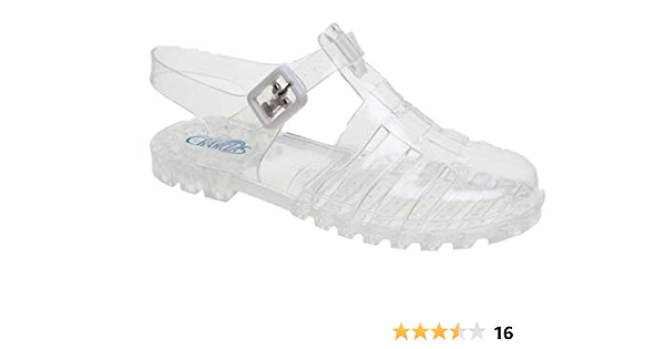 Cangrejera Transparente con Hebilla para Rio, Playa Mar : Amazon.es:  Zapatos y complementos