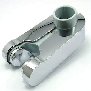 Aqualisa Pinch Grip sliding handset holder - 25.4mm - Chrome