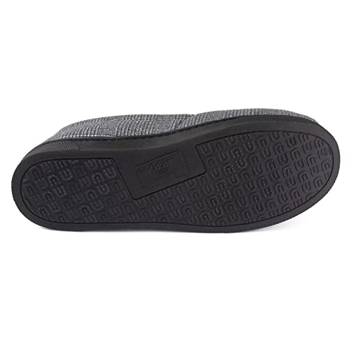 Zizor Men's Lightweight House Slipper with Memory Foam, Cozy Closed Back Bedroom Slipper for