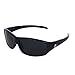 Optix 55 Kids Flexible Rubber Sunglasses-UV Protection and Polarized Lenses for Boys and Girls (Black)