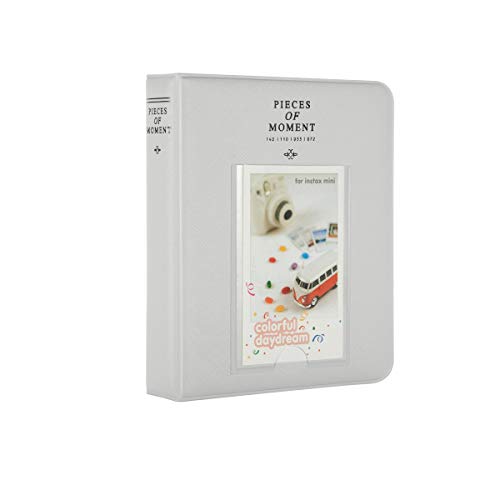 Quality Photo Instax Mini Photo Album. 64 Pocket Polaroid Mini Pocketsize Album. Compatible with Fuji Mini Instax Camera Films. (Smokey White) - Thumbnail 4