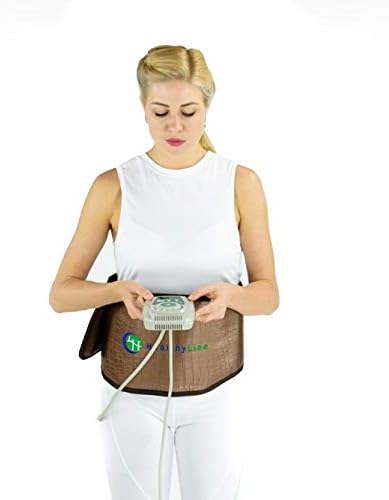 HealthyLine Tourmaline Stone Sauna Belt - Far Infrared Heated Mat - 54" x 10" - Negative Ion Therapy, EMF Blocking, Pain Relief, Weight Loss Support