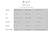 BH B.I.L.Y USA Women's Open Front Long Sleeve Classic Knit Cardigan Navy 3X-Large