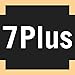 RANVOO Slim Fit iPhone 7 Plus Case, Hard Plastic PC Super Thin Mobile Phone Cover Case with Matte Finish Coating Grip, 3 in 1 Detachable Case, Black & Gold
