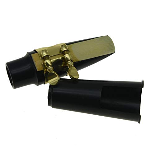 image for KAISH Soprano Sax Saxophone Mouthpiece with Ligature, Reed and Plastic