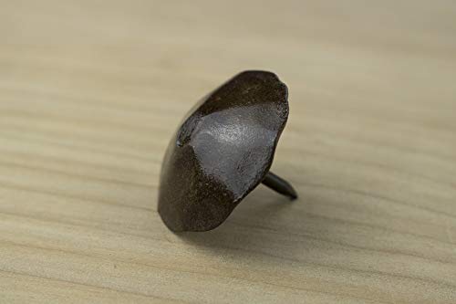 10 Pack Door Clavos Decorative Nails 1.5" Rustic Hammered Iron Various Finishes Available