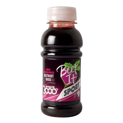 Beet IT Beetroot Juice Sport Nitrate 3000mg - Super Concentrated Beet Juice Liquid Dietary Supplement No Added Sugar, Artificial Colors, Preservatives, BPA-Free, Gluten-Free, 8.5oz (7 Servings)