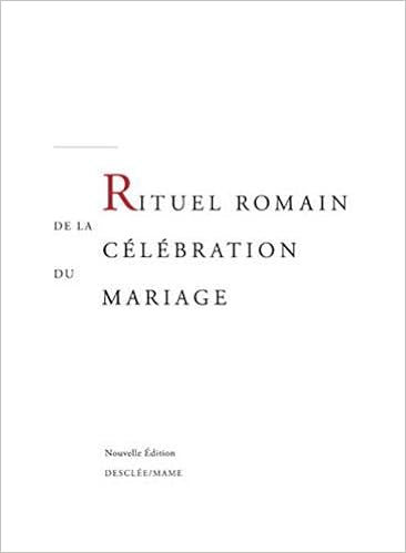 Amazon Fr Rituel Romain De La Celebration Du Mariage Congregation Pour Culte Divin Livres