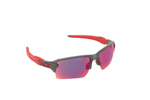 Oakley Men's Flak 2.0 XL OO9188-04 Rectangular Sunglasses, Matte Grey Smoke, 59 mm