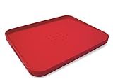 Joseph Joseph 60004 Cut & Carve Multi-Function Cutting Board, Large, Red