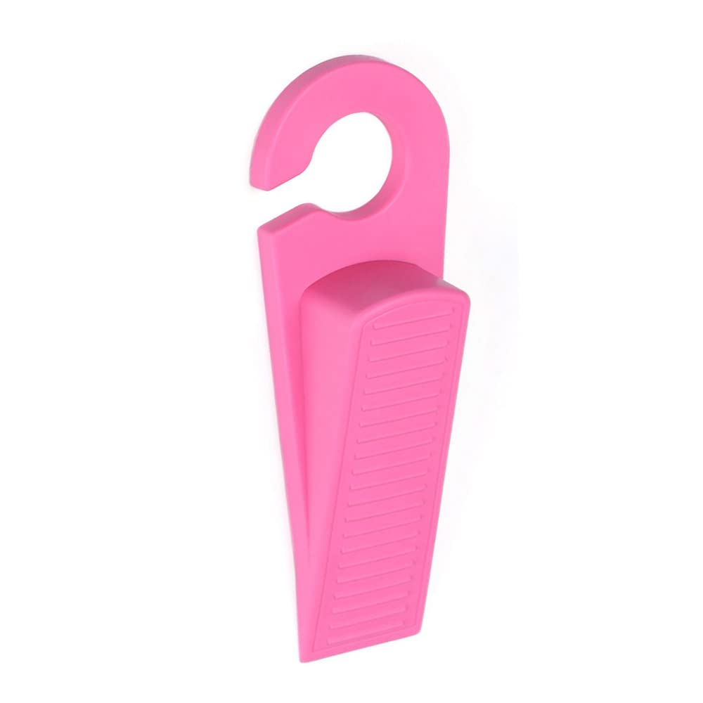tooloflife Door Wedges Rubber Door Stop Stopper Anti Slip Door Stop Heavy Duty for Bathroom, Kitchen, Children's Room(Pink)