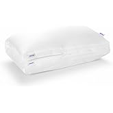 Purple TwinCloud Pillow | Adjustable Support for Soft or Firm Support, Perfect Side Sleeper Pillow, White