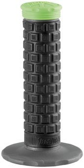Pro Taper Pillow Top Lite MX Grips - Black/Grey/Green