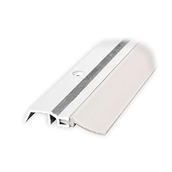 DIWARO® Türbodendichtung, Türdichtung, Bodendichtung | Länge 1m | aluminium pressblank | geeignet als Türdichtung zum Schutz 