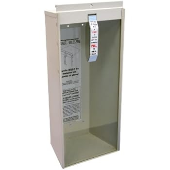 Lot Of 2 10 Lb Samson Fire Extinguisher Cabinet With Cylinder