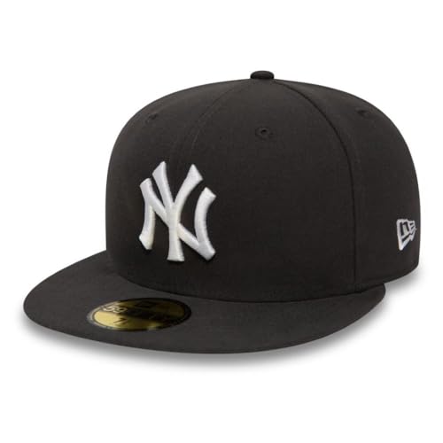 New Era Cap MLB Basic NewYork Yankees - Graphit/White 6 7/8" 55cm