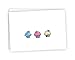 Cute Love Notes Greeting Card Set - 24 Mini Love Cards with Envelopes - 100% Recycled Cards for Everyday Love - Includes Colorful Heart Seal Stickers