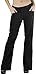 ToBeInStyle Women's High Waist Boot-Cut Dress Pants - Black - Large