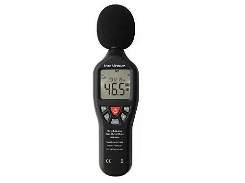 Digital Sound Level Decibel Meter 30-130dB Pressure Tester USB Auto Ranging with Internal Memory and Data Logging Function