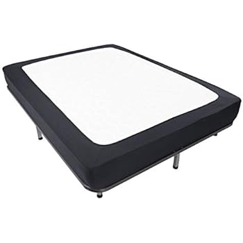 Box Spring Cover King Size - Elastic Fabric Wrap Around 4 Sides Bed Skirt for Hotel & Home - King, Gray