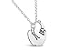 Rosa Vila Tiny Sloth Necklace, Friendship Sloths Necklace, Sloth Jewelry for Women and Girls, Sloths Gifts for Sloth Lovers and Animal Lovers, Sloth Gifts for Women (Silver Tone)