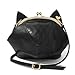 Xmlizhigu Women girls' Cute Fashion Cat Ear Outdoor Handbag Crossbody Shoulder Bag Black