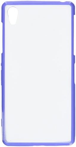 iCues | Compatible with Sony Xperia Z2 | TPU Rubber Gel Soft Silicone Bumper Case Matt Back Purple |[Screen Protector Included] Cover Shell Shookproof