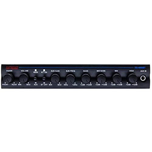 Earthquake Sound EQ-4000BT 4-Band Parametric Equalizer w/Wireless Connect Capability