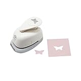 Bira 1 inch Butterfly Shape Lever Action Craft Punch for Paper Crafting Scrapbooking Cards Arts (1-inch Butterfly 3)