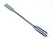 Double Ended Micro Lab Scoop Spoon Half Rounded/Flat End Spatula, 6