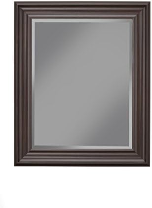 Sandberg Furniture Espresso Wall Mirror, 36" x 30"