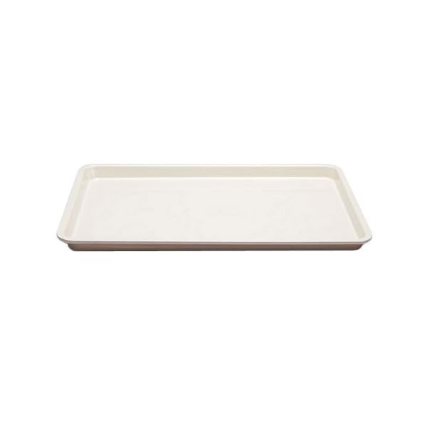 Patisse Ceramic Jelly Roll Pan with NonStick Surface, Cream/Copper