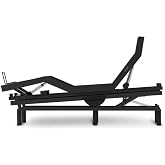 Glideaway Motion 600 Adjustable Bed with Elevation Kit (King- one piece) -Black
