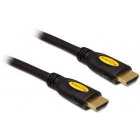 Delock High Speed HDMI Cable with Ethernet – HDMI-A Male to HDMI-A male 4 K 1.5 m