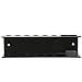 MyGift Wall Mounted Black Acrylic Dry Erase Marker Holder Organizer for 6 Markers and Eraser, Hanging Whiteboard Accessories Rack for Office Home Dorm Classroom Meeting Room