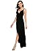 Zeagoo Women's Beach V-neck Backless Bohemian Halter Maxi Long Dress With Belt