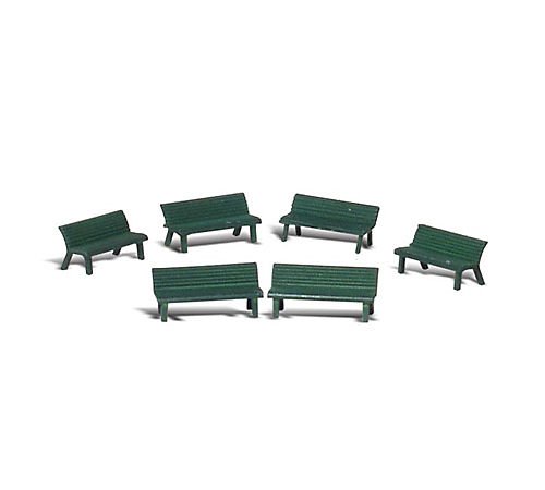 Woodland Scenics O Scale Scenic Accents Park Benches