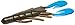 Zoom UltraVibe Speed Craw-Pack of 12 (Green Pumpkin Blue/Blue, 3.5-Inch)