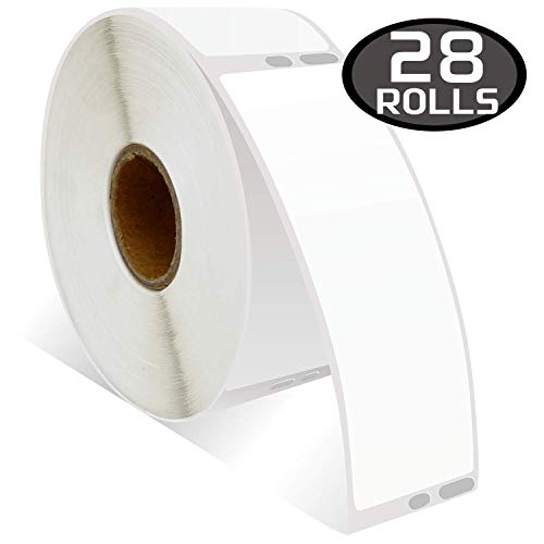 28 Rolls DYMO 30252 Compatible 1-1/8" x 3-1/2"(28mm x 89mm) Self-Adhesive Address Labels,Compatible with Dymo 450, 450 Turbo, 4XL and Many More