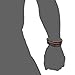 FUNRUN JEWELRY 4PCS Leather Bracelet for Men Wristband Long Around Bracelet Wrist Cuffs Set Adjustable